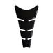 Quattroerre 3D-zelfklevende tankbescherming voor dunne motorfietsen, carbon, 20,5 x 11,5 cm