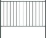 Panneau de clôture Woerden avec poteaux en acier 1,7x1,25 m anthracite