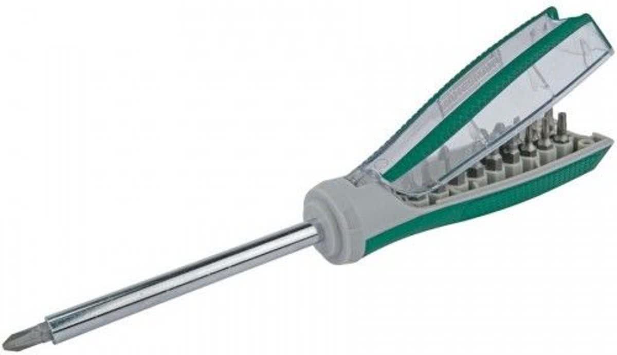 Brüder Mannesmann Telescopische schroevendraaier met bits 7 delig