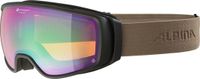 Alpina Double Jack Planet Q-LITE Skibril - Zwart Bruin | Categorie 2