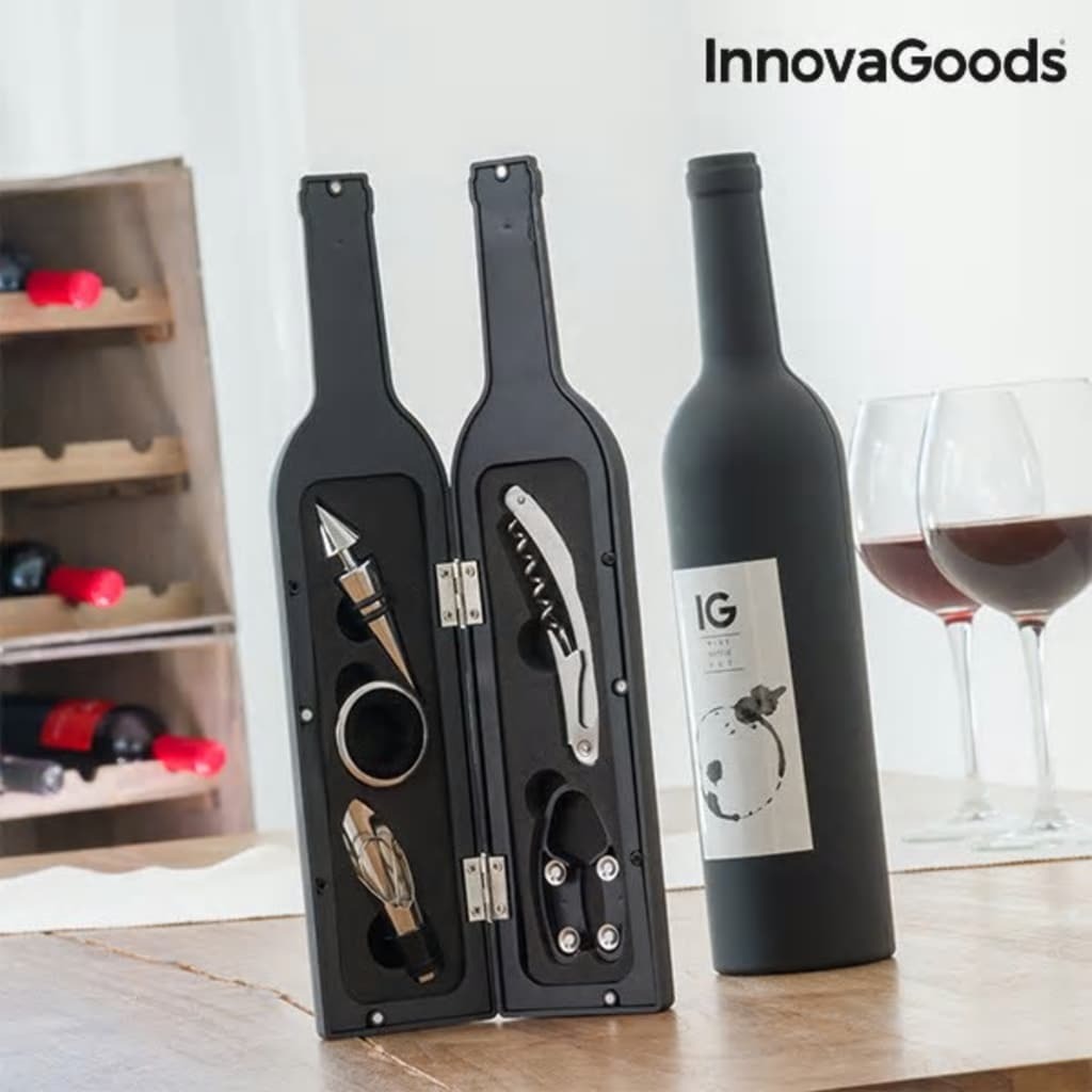 - InnovaGoods Kitchen Sommelier Fles Wijnkoffer 5 Stuks