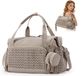 Dravon B.V. Grande Capacité Sac à couches fourre-tout - Beige