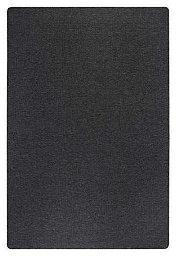 andiamo Tapijt Grotone rond met fleece rug getest op schadelijke stoffen, gemêleerd, antraciet, 50 x 80 cm