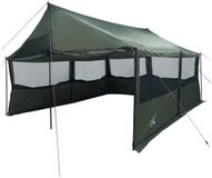 vidaXL Familietent Legergroen 450 x 400 x 265 cm Polyester en Staal