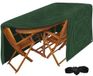 Ruhhy Housse de protection pour meubles de jardin - 100 x 180 x 240 cm - Vert foncé