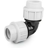 Coude de compression 90° PN16 pour tubes PE 25 mm (lot de 2)