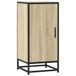 vidaXL Dressoir Sonoma-eikenhout, 35,5 x 35 x 76 cm, van houtvezel en metaal