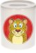 Bellatio Decorations Shoppartners Bv Vrolijke luipaard dieren spaarpot 9 cm - keramiek - spaarpotten voor kinderen