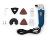 Merkloos HBM Professionele Oscillerende Multitool – 200W – 22.000 rpm – 10-Delige Set met Zaagbladen, Schraper en Schuuraccessoires – Combitool voor Hout, Metaal en Gips