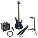ESP LTD B-15 Kit Black Satin Basgitaar starterset