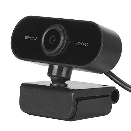 Ccylez 2K HD-webcam met microfoon, mini-webcam met automatische scherpstelling, flexibele draaibare clip, USB-webcam voor computer, monitor, laptop