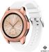 Strap-it Bracelet de montre connectée en silicone - Convient pour Samsung Galaxy Watch 41mm / 42mm - Blanc