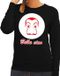 Bellatio Decorations Salvador Dali bankovervaller sweatshirt zwart voor dames - Bella Ciao S