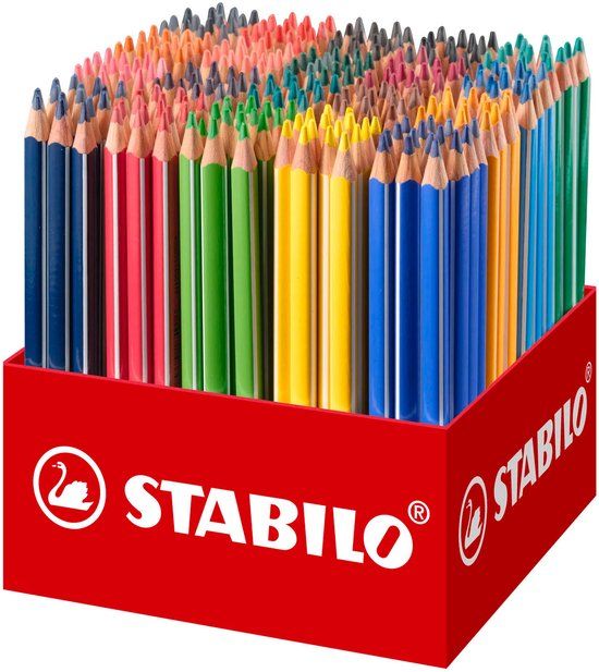 Stabilo Trio Dik Driehoekige kleurstift - 300 stuks - 20 kleuren