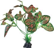 Repto Plant Terrarium sur pied Rouge/Vert plante artificielle 32x21x29 cm