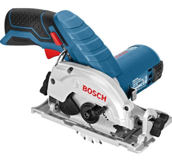 Bosch GKS 10.8 V-LI Cordless Circular Saw - 8.5cm Blade - Black, Blue, Metallic