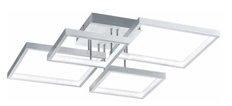 Trio wandlamp Sorrento led 2400 lumen 16 cm staal chroom