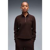 Puma Essential Elevated sweater - donkerbruin