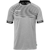 Kempa Sportshirt Wave 26 Heren XXL Katoen Donkergrijs Melange/Anthra