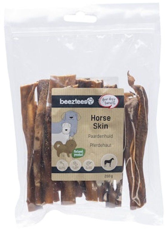 Beeztees Paardenhuid Hondensnack - 200 gram