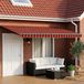 Maison Exclusive - Pare-soleil électrique avec panneaux solaires, 5 x 3 mètres