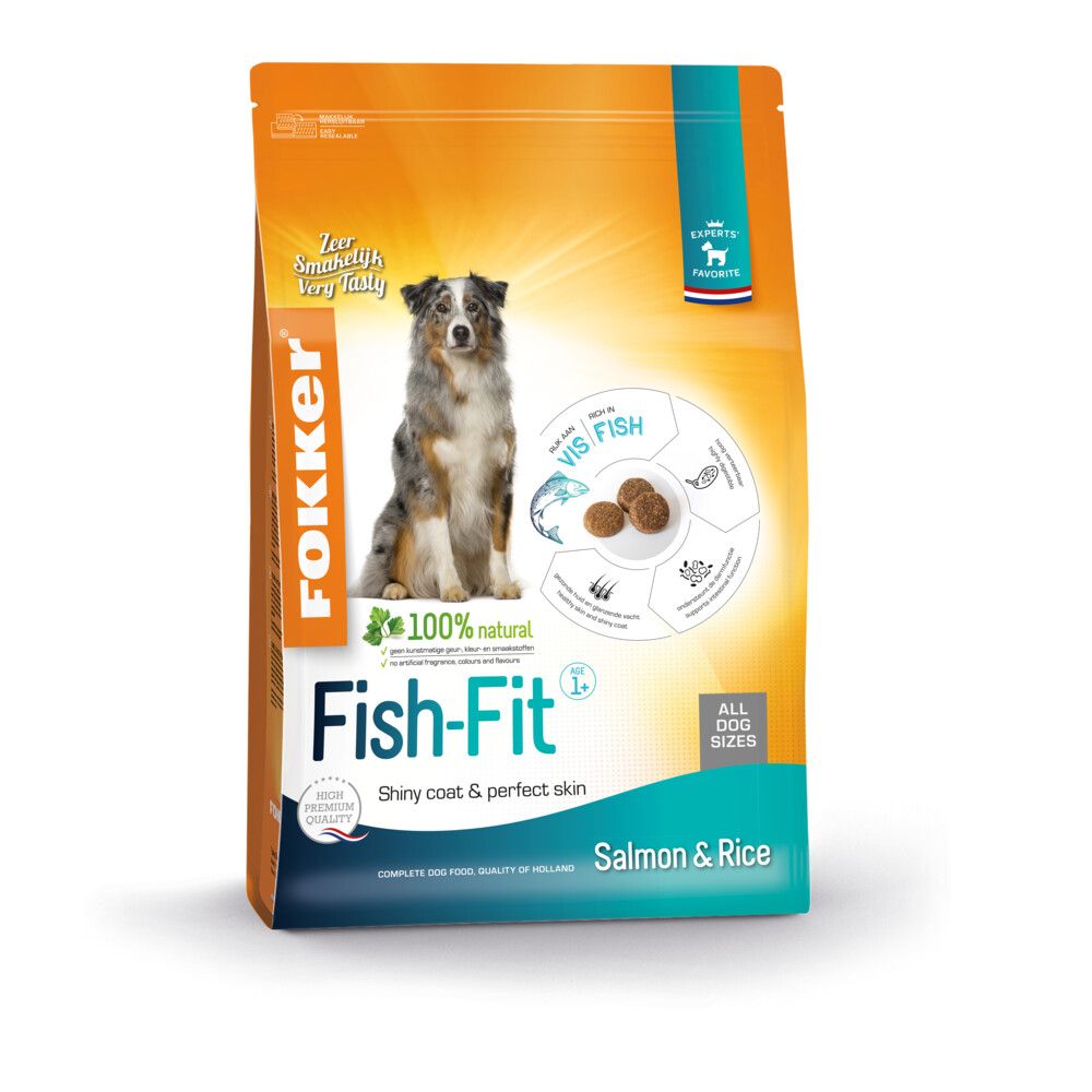 Fokker Fish-Fit Zalm - Hondenvoer - 2.5 kg
