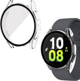 Jumada's - Horlogebescherming - Beschermplaatje - Volledige bescherming - Geschikt voor Samsung Galaxy Watch 5 - 44mm - Transparant
