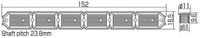 Gotoh SD-91 mechaniek N 6R(linkshandig) 05M Button nikkel - Stemmechaniek voor gitaar