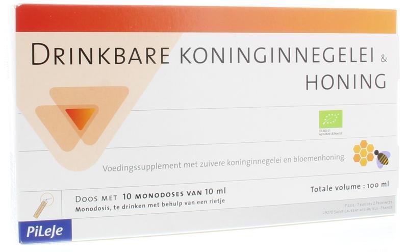 PiLeJe Koninginnenbrijhoning drinkbaar Ampullen 10 x 10 ml