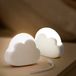 Merkloos LED Nachtlampje in Stopcontact Wit Kunststof Wolk 2 stuks