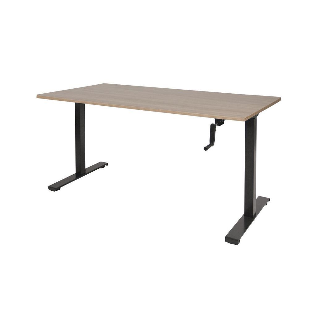 Prof Desk Bureau Pendolo basic 160x80 cm, Havanna, Zwart