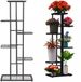 Ruhhy Étagère à plantes - 106 x 41 x 22 cm - noir
