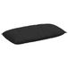 vidaXL Coussin de dossier Noir 100 x 50 cm Microfibre Tissu