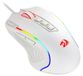 Merkloos Gaming muis gamermuis - Bekabeld - 8000 DPI - RGB - 11 knoppen - Wit
