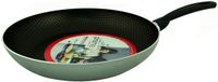 CM Koekenpan/hapjespan - Alle warmtebronnen geschikt - anti-aanbaklaag - zilver - dia 32 cm