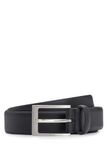 BOSS leren heren riem - zwart