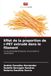 Effet de la proportion de r-PET extrudé dans le filament: sur les propriétés physiques, structurelles et mécaniques