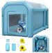 Latios Cabine de pulvérisation gonflable - Tente de travail/Cabine de peinture - 4 x 2,5 x 2,5 m - Bleu