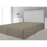 Soleil d'Ocre Cache-sommiers, Polyester, Taupe, 180 x 200 cm