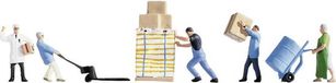 Noch 36038 N Magazijnmedewerkers figuren Geverfd, Staand