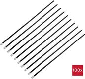 TRU COMPONENTS TC-12656544 Stalen kabelbinder 290 mm 4.6 mm AISI 304 Met coating 100 stuk(s)