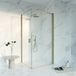 FortiFura Galeria Douchecabine - 80x140x200 cm - Veiligheidsglas - Antikalk - Geborsteld Messing PVD