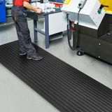 FLOORDIREKT Anti-Vermoeidheidsmat - Zwart - 120 x 500 cm