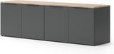 Vicco Wido Wandmeubel – 2 delen Antraciet