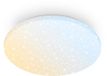 Briloner Luminus – Plafondlamp LED avec télécommande – dimmable – avec effet ciel étoilé – pour salon & chambre d'enfant – Ø34 cm