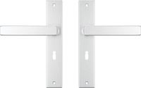 AXA Deurbeslag set Binnendeur - Edge Riga - Aluminium - met sleutelgat - SL55