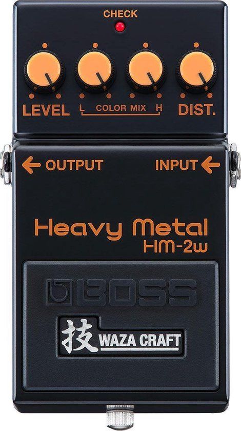 Boss HM-2W - Heavy Metal Waza Craft - Geel - Gitaar Effect - Stompbox