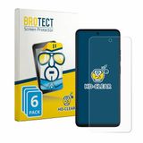BROTECT - Screenprotector voor Motorola Moto G57 - Folie Beschermfolie transparant 6 Stuks
