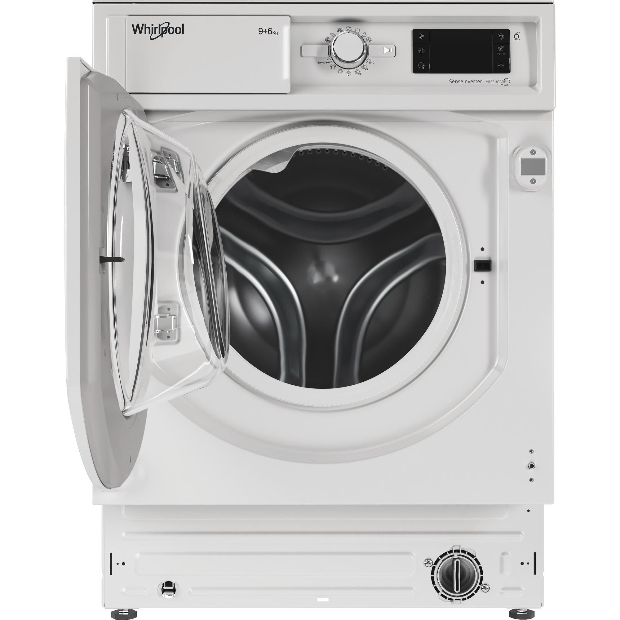 Whirlpool BI WDWG 961485 EU Inbouw Was-droogcombinatie - Wit