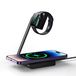 JOYROOM JR-WQN05 Chargeur sans fil pour smartwatch, smartphone, écouteurs - Noir